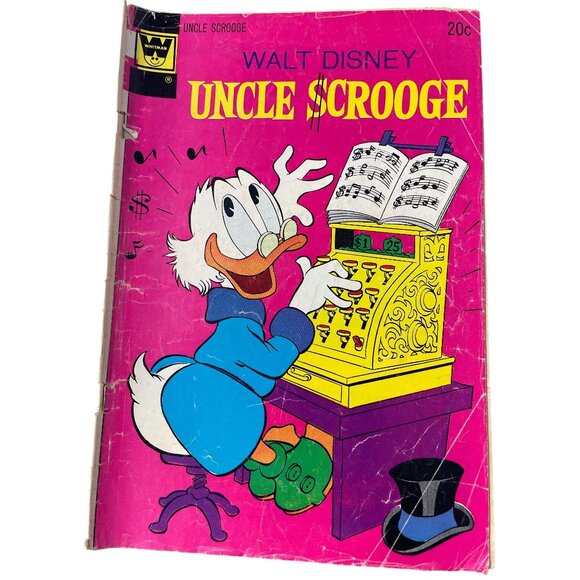 Whitman Walt Disney Uncle Scrooge No. 106 20¢ Cover 1973, 1954 Bagged Boarded - Picture 1 of 8